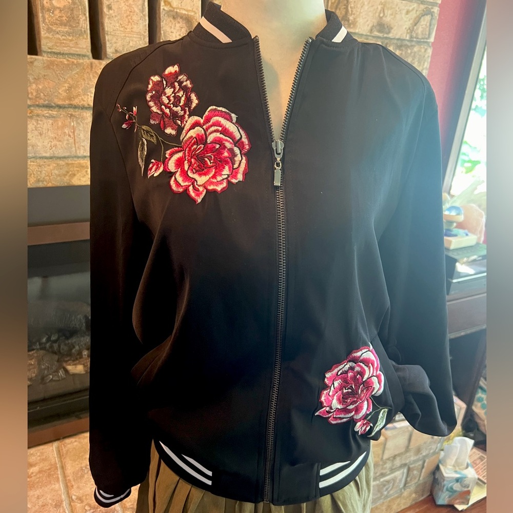 Embellished Bomber Jacket